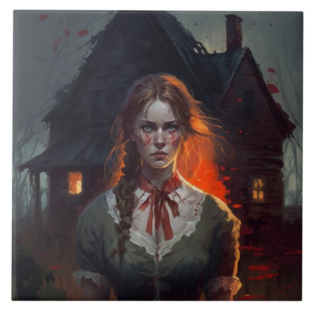 Haunting house tile (Front)