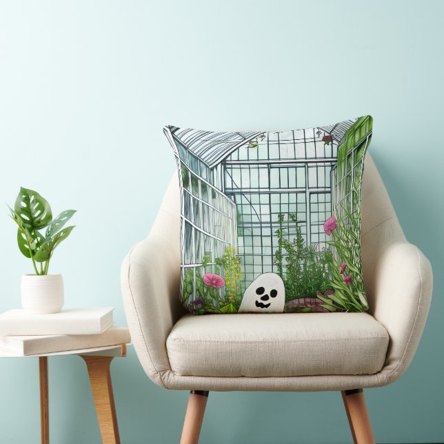Haunting in the Greenhouse Cushion (Chair)