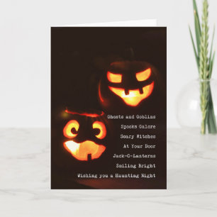 HAUNTING NIGHT Greeting Card