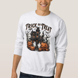 Haunting night with ghosts and pumpkins! sweatshirt