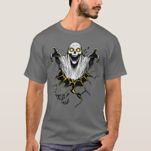 Haunting Skeleton Trick or Treat T-Shirt