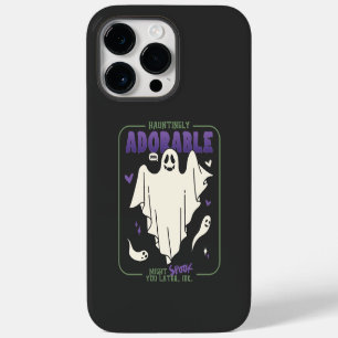 Hauntingly Adorable Funny Halloween Ghost Sayings iPhone 14 Pro Max Case