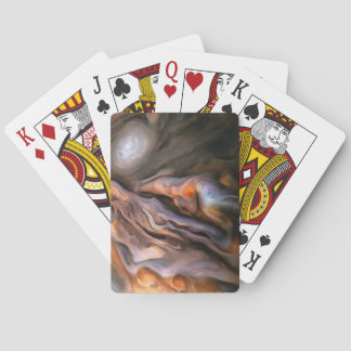 Hauntingly Beautiful Abstract In Ochre and Brown Playing Cards
