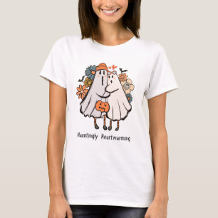 Hauntingly Heartwarming Cute Ghosts Halloween Mug T-Shirt