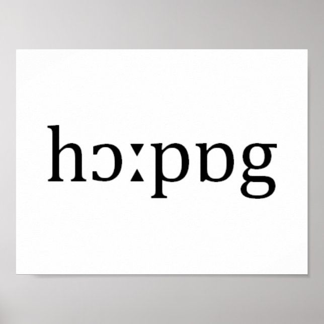 Hauppauge Long Island Phonetic Spelling Poster (Front)