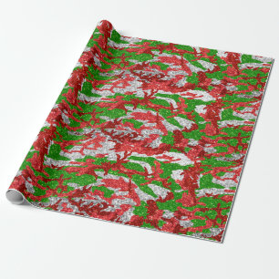 Haus Of Camo Silver Xmas Pattern Wrapping Paper