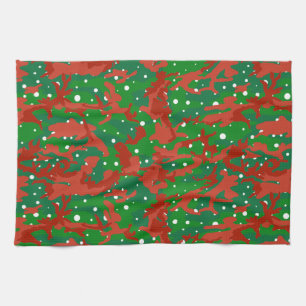 Haus Of Camo Xmas Camouflage Tea Towel