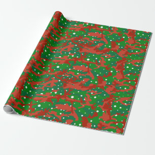 Haus Of Camo Xmas Camouflage Wrapping Paper