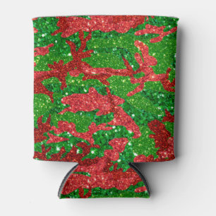 Haus Of Camo Xmas Glitter Camouflage Can Cooler