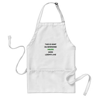 hausa mum, awesome standard apron