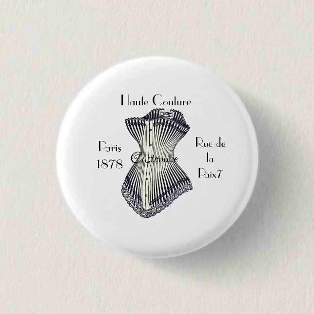 Haute Couture Corset Thunder_Cove    3 Cm Round Badge (Front)