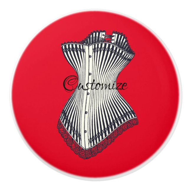 Haute Couture Corset Thunder_Cove          Ceramic Knob (Front)