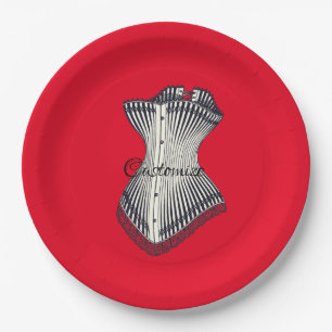 Haute Couture Corset Thunder_Cove  Paper Plate