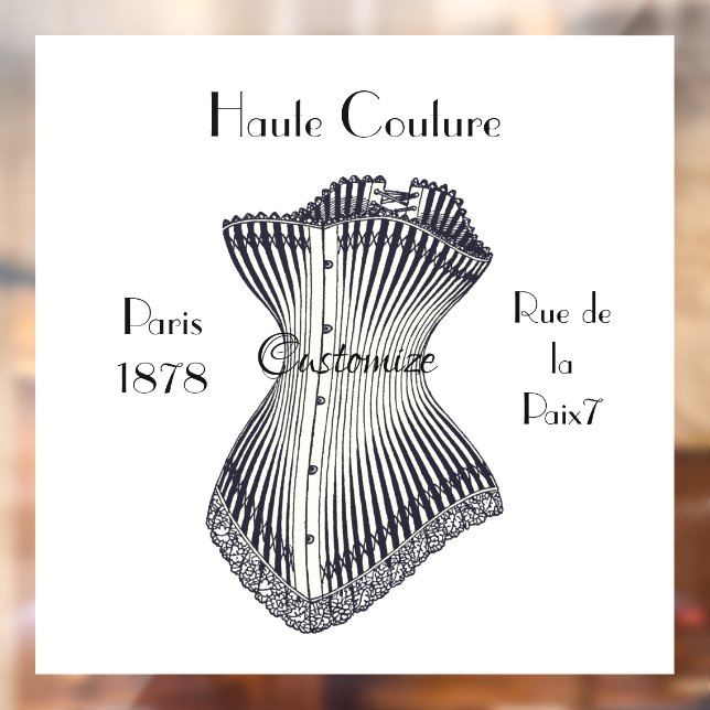 Haute Couture Corset Thunder_Cove     Window Cling (Sheet 2)