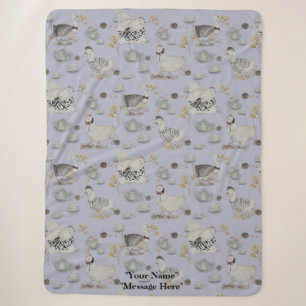 Haute Couture Print Kidsroom Sherpa Blanket