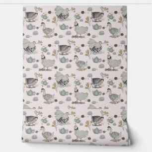 Haute Couture Print Kidsroom Wallpaper