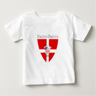 Haute-Savoie Cow Gerber Short-Sleeved Vest Baby T-Shirt