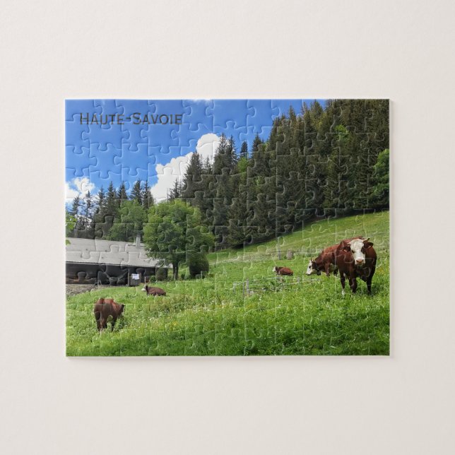 Haute-Savoie, French Alps Jigsaw Puzzle (Horizontal)