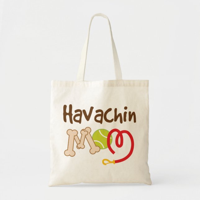 Havachin Dog Breed Mum Gift Tote Bag (Front)