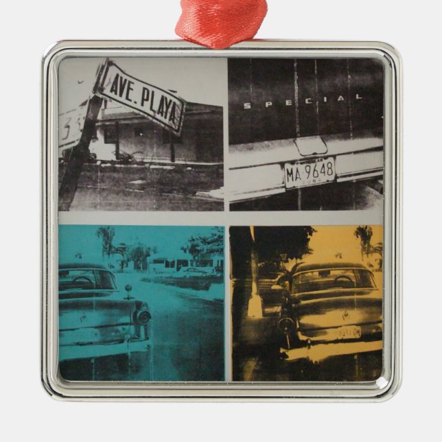 Havana 3 metal tree decoration (Front)