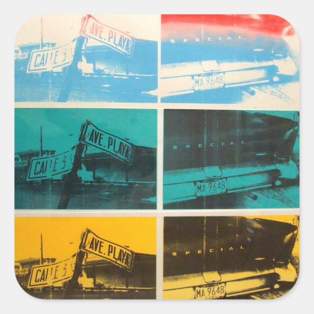 Havana 4 square sticker (Front)