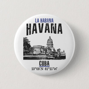 Havana 6 Cm Round Badge