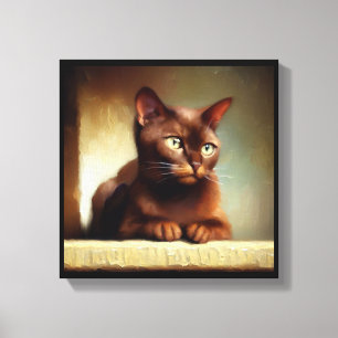 Havana Brown Cat  Canvas Print
