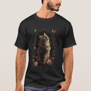 Havana Brown Cat Flower T-Shirt