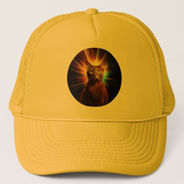 Havana Brown Unique Cat Breed Trucker Hat (Front)