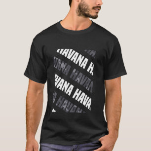 Havana Camo Pattern Grey Camouflage T-Shirt