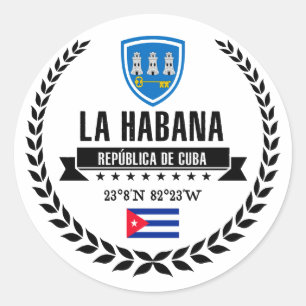 Havana Classic Round Sticker