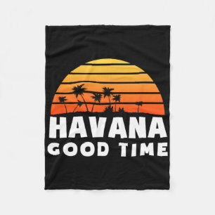 Havana Cu Good Time Fleece Blanket