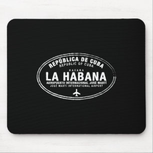 Havana Cu Pport Stamp Vacation Apparel Travel Mouse Mat