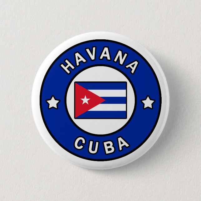 Havana Cuba 6 Cm Round Badge (Front)
