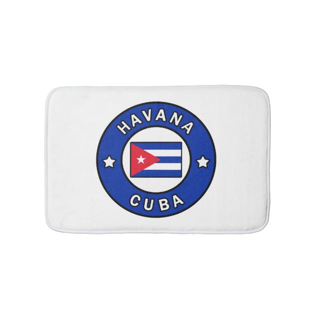 Havana Cuba Bath Mat (Front)