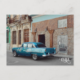 Havana CUBA Car Postcard