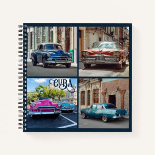 Havana CUBA Cars Custom Text Notebook