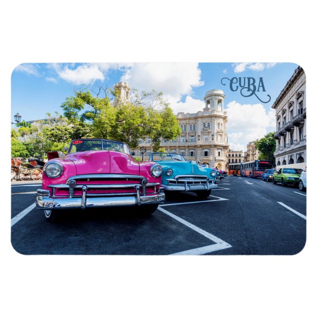 Havana CUBA Cars Magnet (Horizontal)