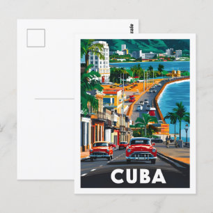 Havana Cuba Famous Travel Place Postcard