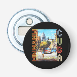 Havana Cuba Fine Art - National Capital Bottle Opener