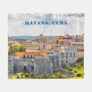 Havana CUBA Fleece Blanket