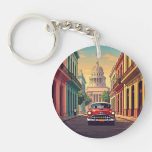 Havana Cuba Key Ring