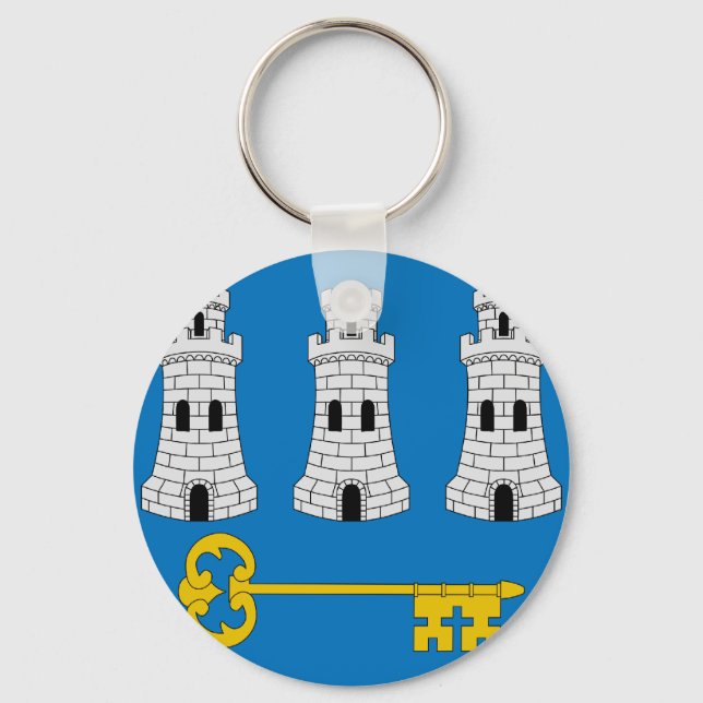 Havana, Cuba Key Ring (Front)