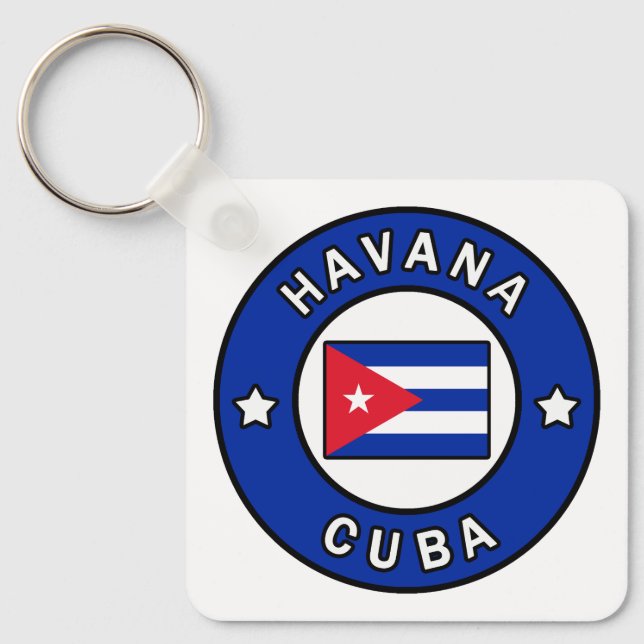 Havana Cuba Key Ring (Front)