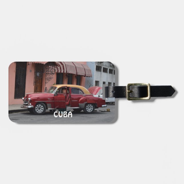 Havana Cuba Luggage Tag (Front Horizontal)
