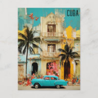 Havana Cuba Mixed Media Travel
