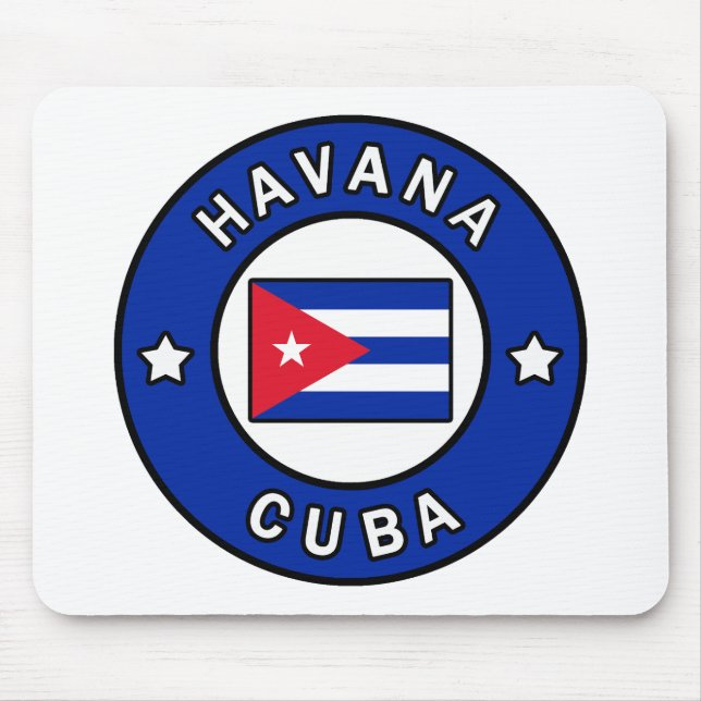 Havana Cuba Mouse Mat (Front)