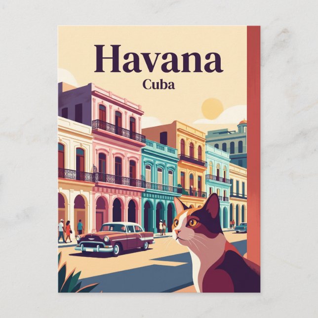 Havana Cuba Postcard (Front)