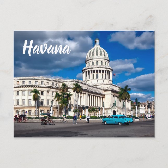 Havana Cuba Postcard (Front)