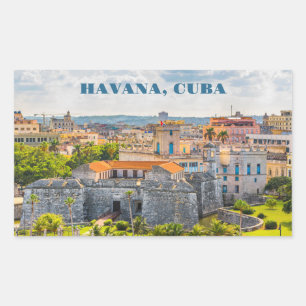 Havana CUBA Rectangular Sticker